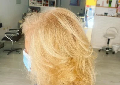 Ejemplo corte pelo rubio